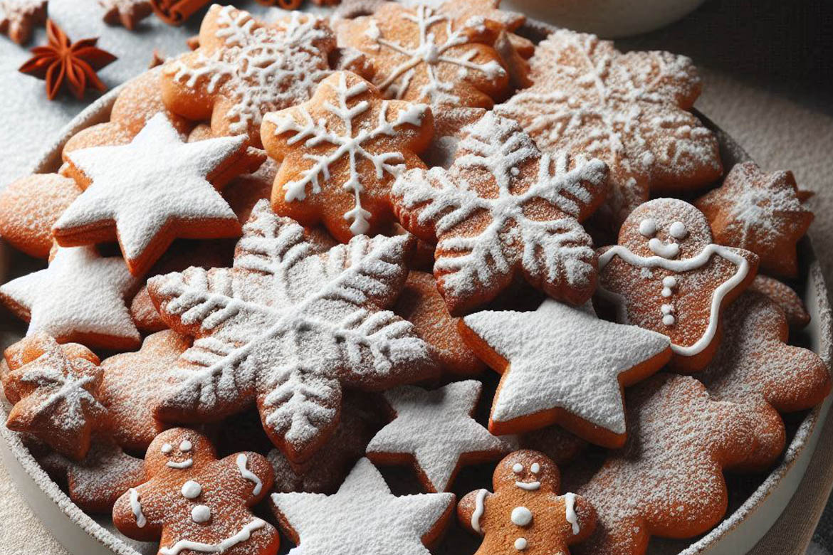 Biscotti di Natale vegani