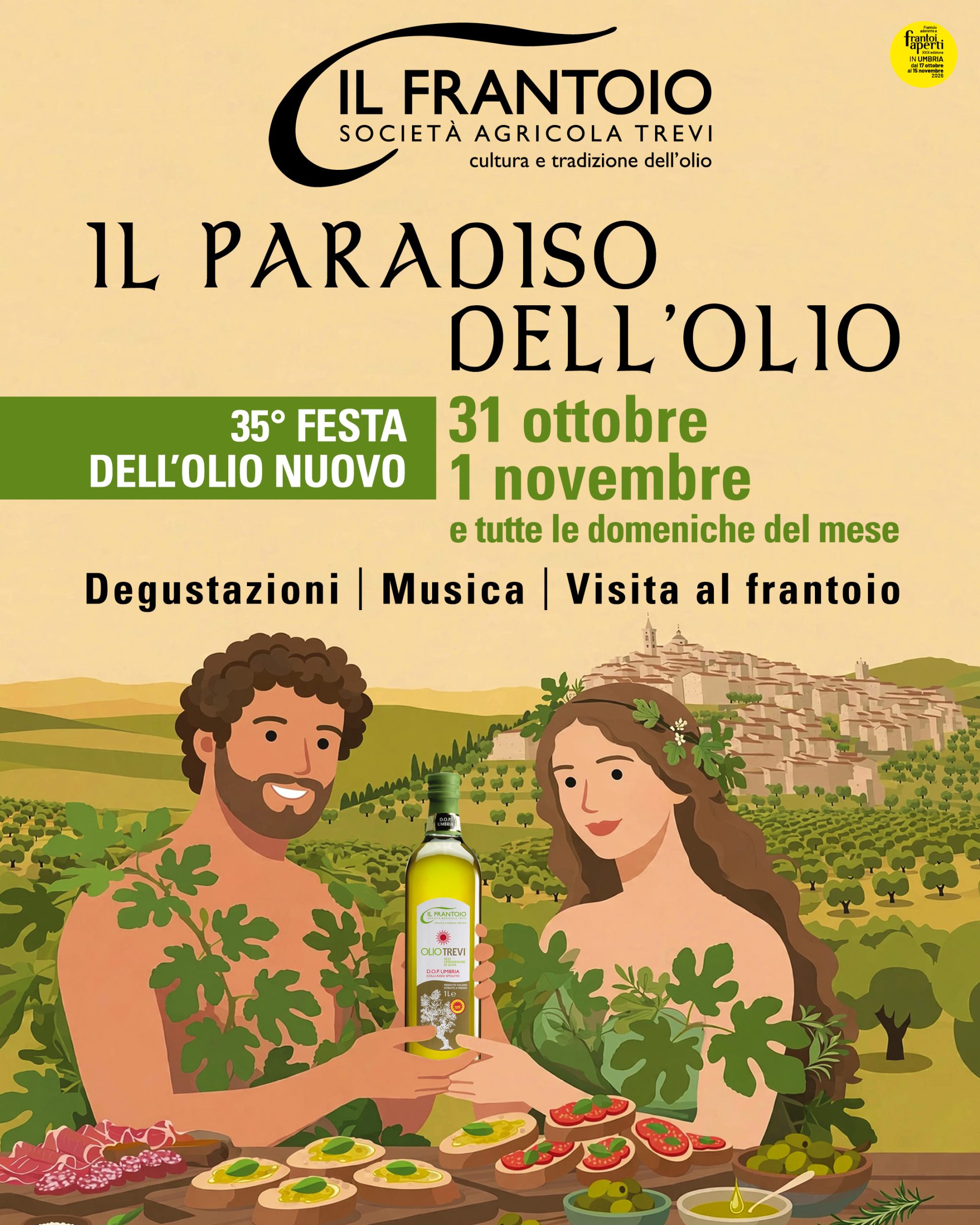 35°FESTA DELL'OLIO NUOVO - 31 OTTOBRE E 01 NOVEMBRE 2026